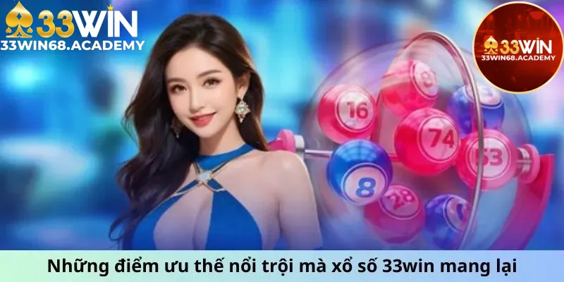 Những điểm ưu điểm nổi trội tại xổ số 33win